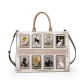 Sweet Rose Magic Cat Small and Large Tote Bag(Limited Stock/5 Colours/Full Payment Without Shipping)